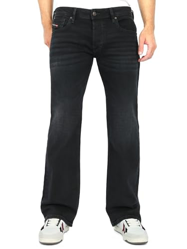 Diesel - Men's Regular Bootcut Fit Jeans Black - Zatiny-X RB064, on Sale